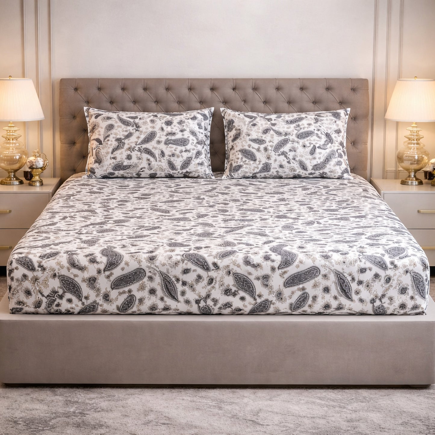 Karry Print Pure Cotton Bedsheet