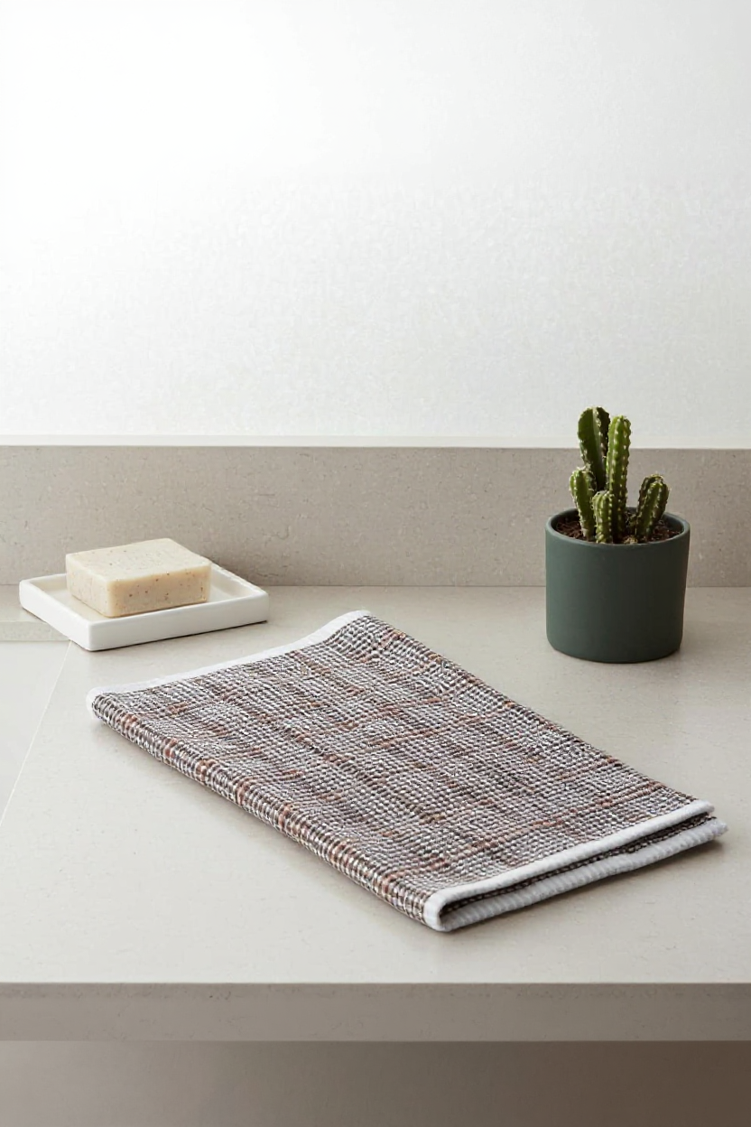 Brown and Orange Colour Soft Quick Drying Towel (Pack of 2)