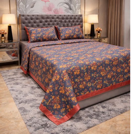 Floral Design Jacquard Pure Cotton Only Bedcover