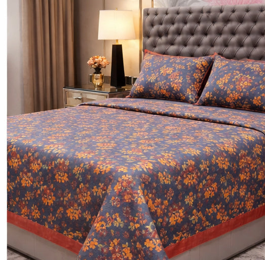 Floral Design Jacquard Pure Cotton Only Bedcover