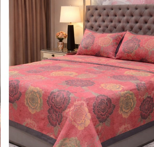 Big Rose Jacquard Pure Cotton Only Bedcover