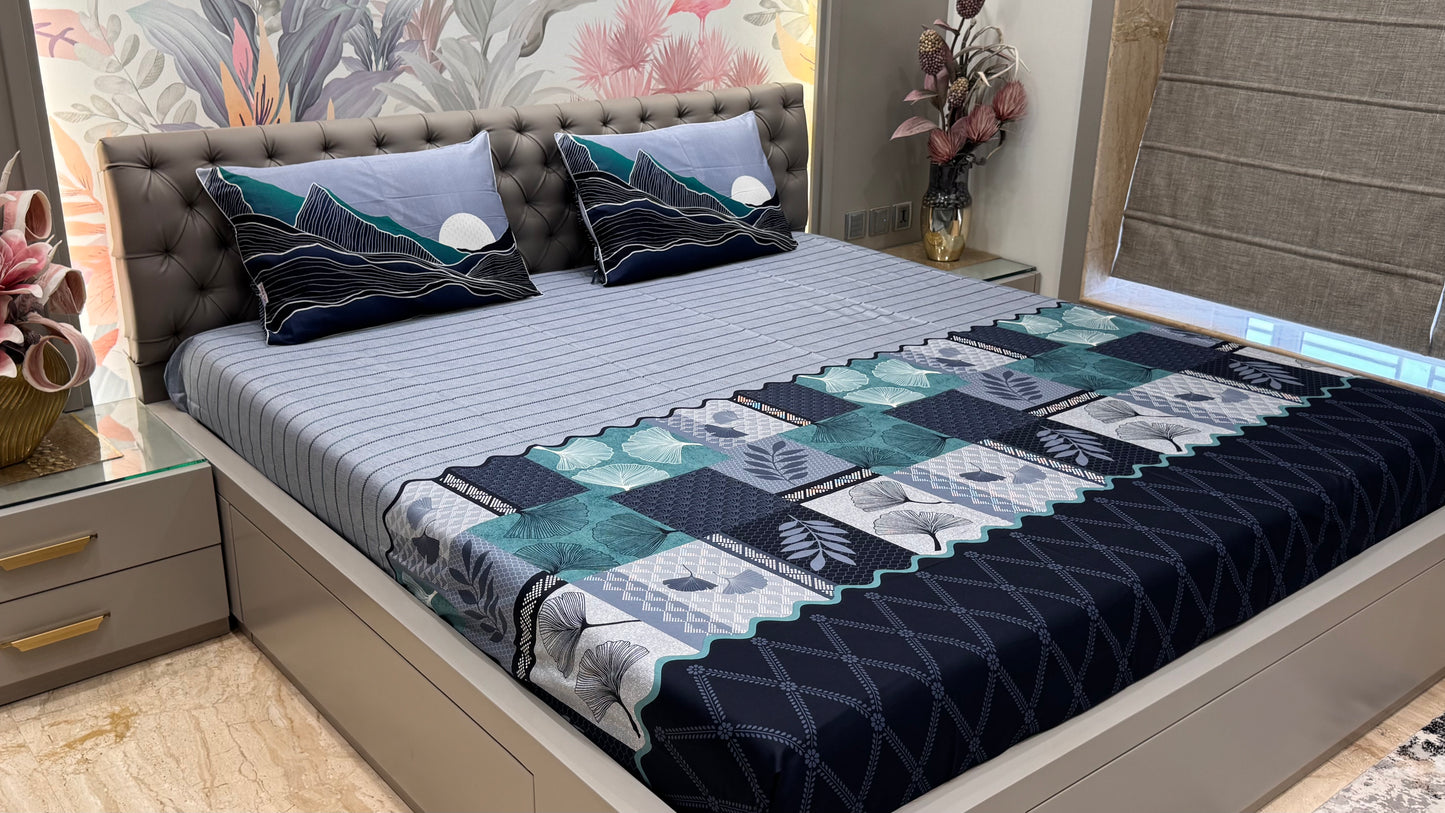 Procession Regular Print Bedsheet