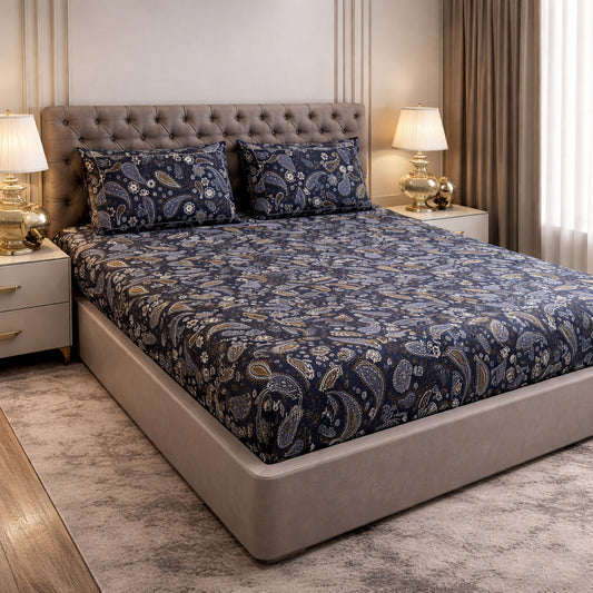 Karry Print Pure Cotton Bedsheet