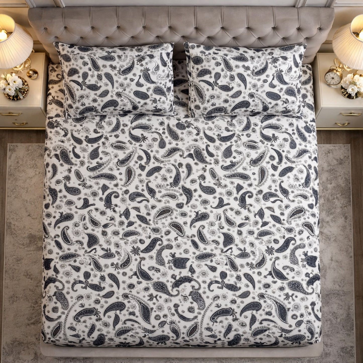 Karry Print Pure Cotton Bedsheet