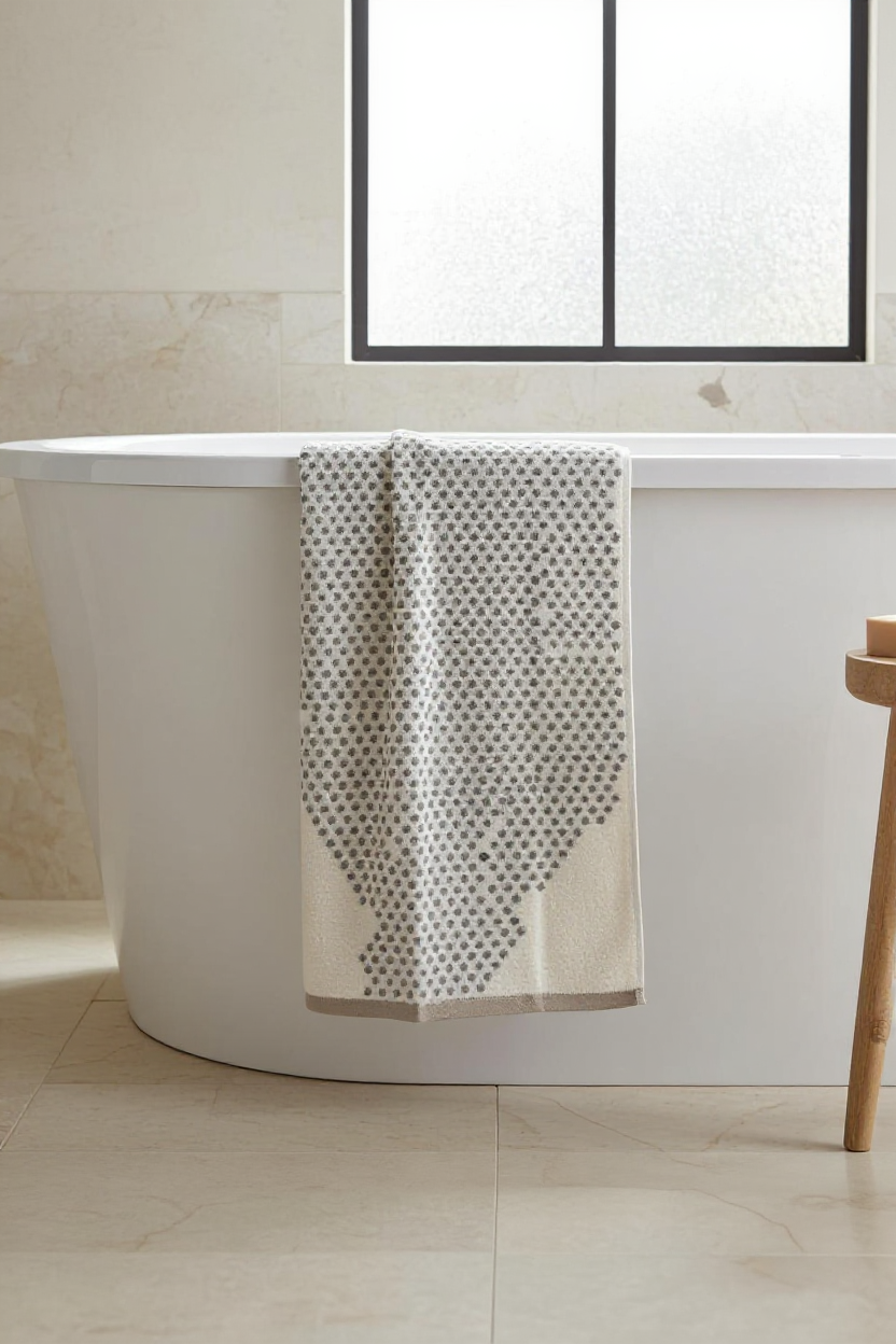 Imported Polka Dot Soft Hand Towel