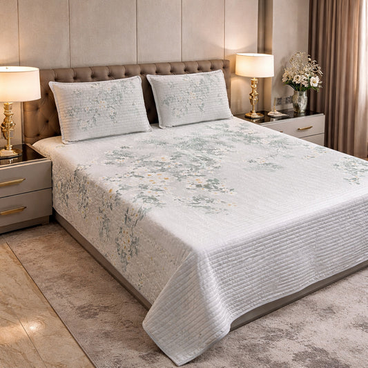 Exculusive Floral Design Digital Bedcover