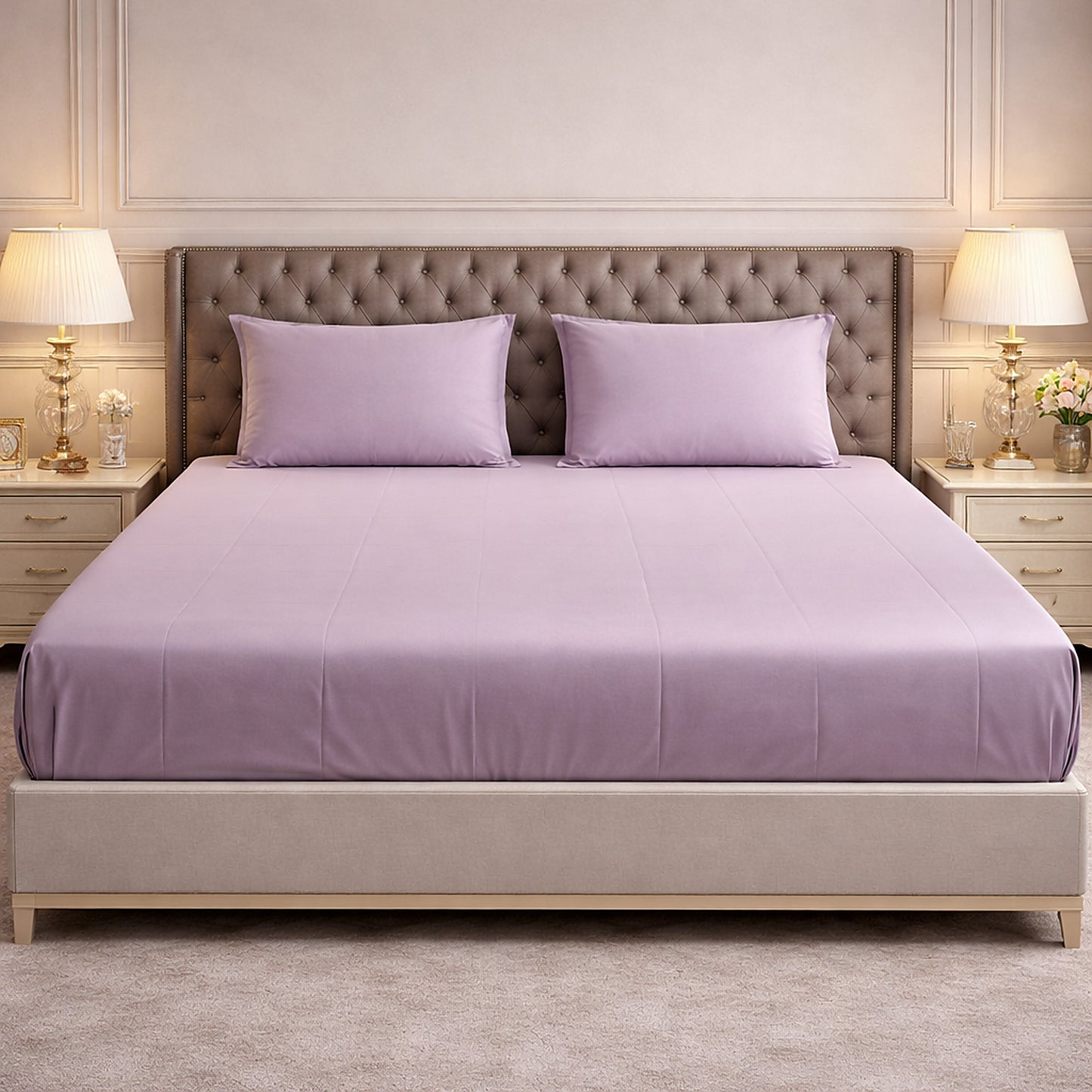 Pure cotton King Size Shaded Bedsheet