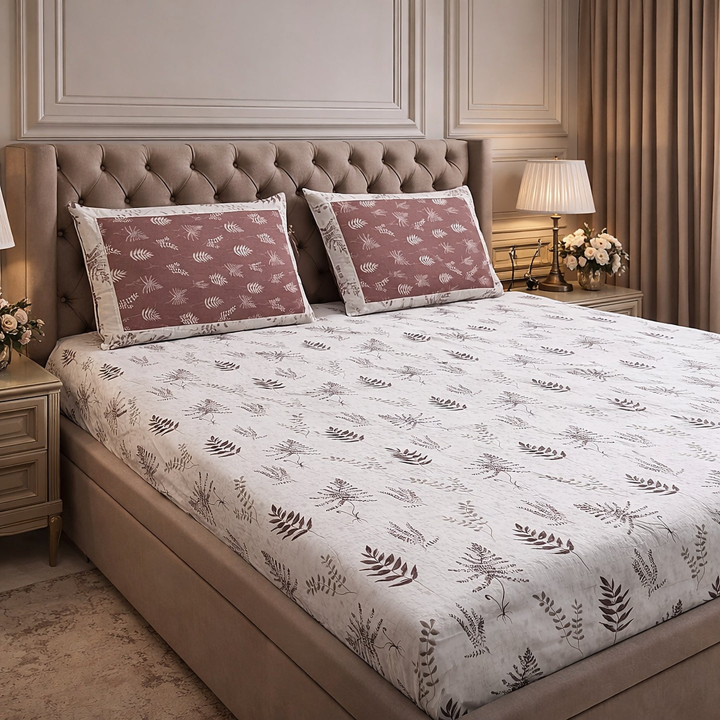 Pure Cotton Day- to- Day Use Bedsheet Printed