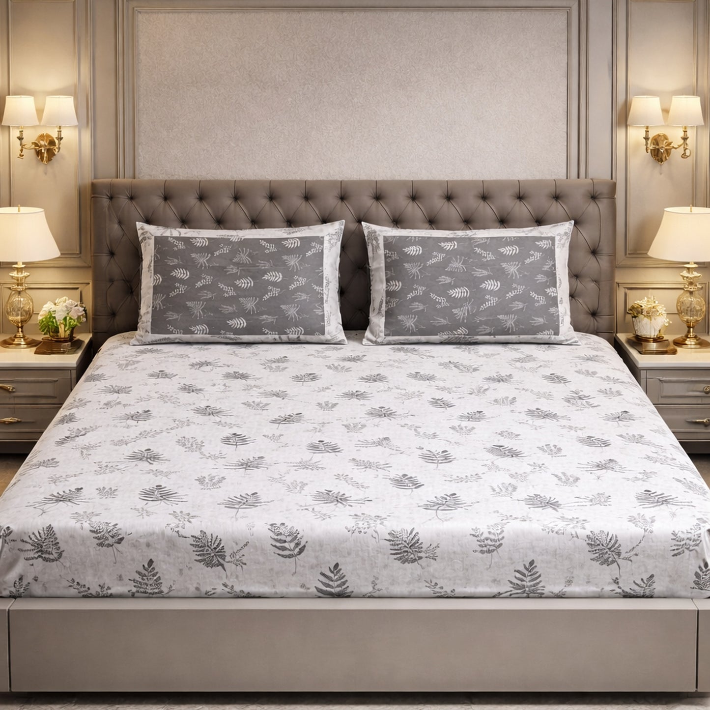 Pure Cotton Day- to- Day Use Bedsheet Printed