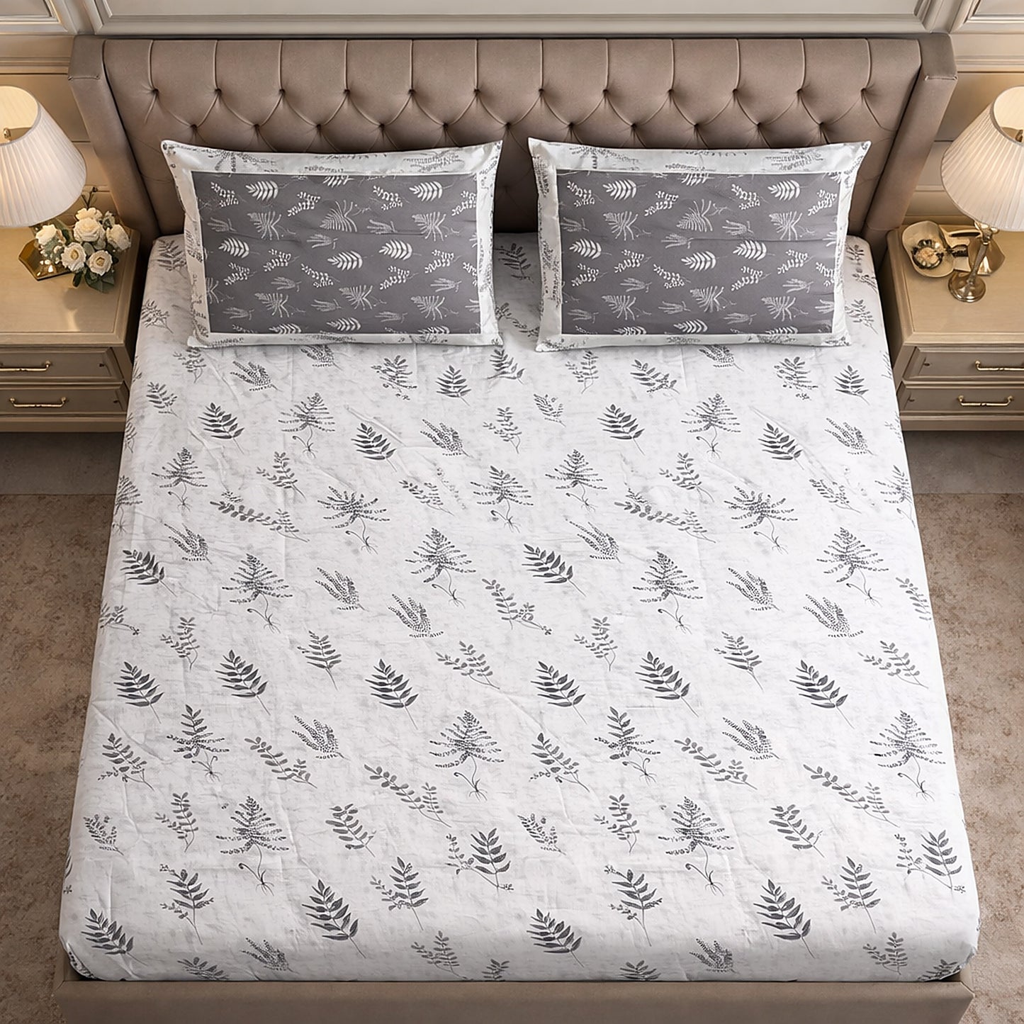 Pure Cotton Day- to- Day Use Bedsheet Printed